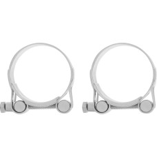 СИБРТЕХ Хомуты металлические, силовые 48-51 мм, ширина 22 мм, шарнирный, W1, 2 шт 47539