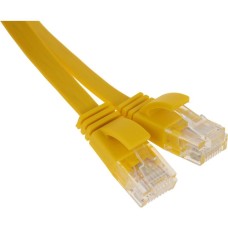 NONAME Патч-корд cat.5E stranded molded 1.5м желтый RJ-45 (m)-RJ-45 (m)