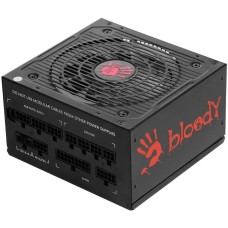 Блок питания BLOODY Блок питания ATX 750W BD-PS750G 80+ gold (20+4pin) APFC 120mm fan color LED 6xSATA Cab Manag RTL
