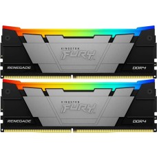 KINGSTON Память DDR4 2x8GB 4600МГц KF446C19RB2AK2/16 Fury Renegade RGB RTL Gaming PC4-36800 CL19 DIMM 288-pin 1.5В kit single rank с радиатором Ret