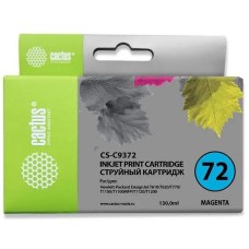 CACTUS Картридж струйный CS-C9372 №72 фото пурпурный (130мл) для HP DJ T610/T620/T770/T1100/T1100/T1120/T1200 с чипом