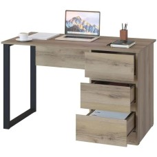 СОКОЛ Стол для компьютера СПм-205 столешница ЛДСП дуб делано каркас черный (00-00009789)