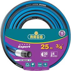 RACO EXPERT, 3/4″, 25 м, 30 атм, четырёхслойный, армированный, поливочный шланг (40302-3/4-25)