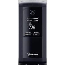 ИБП CYBERPOWER ИБП VP1000ELCD, 1000VA/550W, L-INT, A.SIN, LCD, USB, RS232, RJ45/11, SCHUKOx4
