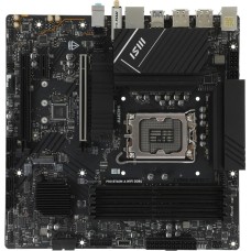 MSI Материнская плата PRO B760M-A WIFI DDR4 Soc-1700 Intel B760 4xDDR4 mATX AC`97 8ch(7.1) 2.5Gg+HDMI+DP