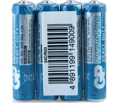 Элементы питания GP (10877) 24CEBRA-2S4 (AAA)