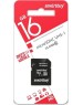 Карта памяти SMARTBUY (SB16GBSDCL10-01LE) MicroSDHC 16GB Class10 LE + адаптер