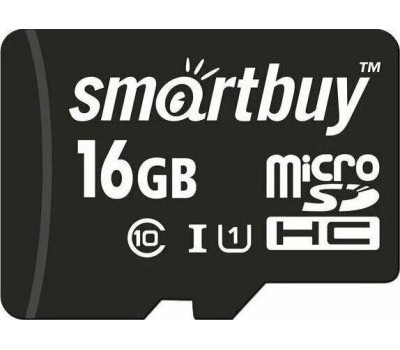 Карта памяти SMARTBUY (SB16GBSDCL10-01LE) MicroSDHC 16GB Class10 LE + адаптер