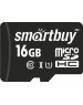Карта памяти SMARTBUY (SB16GBSDCL10-01LE) MicroSDHC 16GB Class10 LE + адаптер
