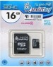Карта памяти SMARTBUY (SB16GBSDCL10-01LE) MicroSDHC 16GB Class10 LE + адаптер