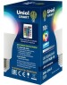 Лампа светодиодная UNIEL (UL-00006530) LED-A60-10W/RGB/E27
