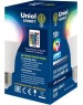 Лампа светодиодная UNIEL (UL-00006530) LED-A60-10W/RGB/E27