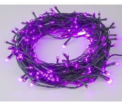 Гирлянда UNIEL (UL-00007310) ULD-S2000-200/DGA PINK IP20 Гирлянда светодиодная, 20м. 200 светодиодов. Розовый свет. Провод зеленый. ТМ Uniel