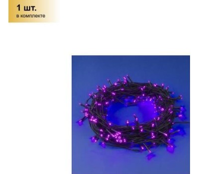 Гирлянда UNIEL (UL-00007310) ULD-S2000-200/DGA PINK IP20 Гирлянда светодиодная, 20м. 200 светодиодов. Розовый свет. Провод зеленый. ТМ Uniel