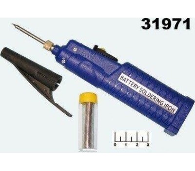 Паяльник REXANT (12-0181) ПАЯЛЬНИК МИНИ (ПИТАНИЕ 3 БАТАРЕЙКИ AA) 4.5V/8 ВТ (ZD-20D)