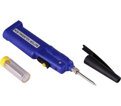 Паяльник REXANT (12-0181) ПАЯЛЬНИК МИНИ (ПИТАНИЕ 3 БАТАРЕЙКИ AA) 4.5V/8 ВТ (ZD-20D)
