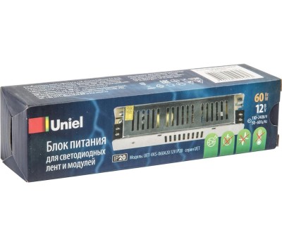 Не герметичные (класс защиты IP 20) UNIEL (UL-00002428) UET-VAS-060A20 12V IP20