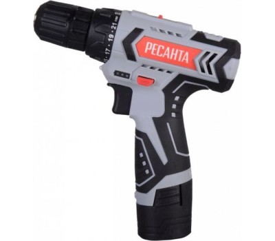 Аккумуляторная дрель-шуруповерт РЕСАНТА ДА-12-2Л
