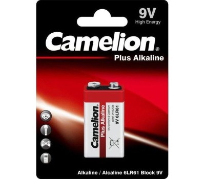 Элементы питания CAMELION (1655) 6LR61 PLUS ALKALINE BL-1 (6LR61-BP1 9В)