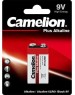 Элементы питания CAMELION (1655) 6LR61 PLUS ALKALINE BL-1 (6LR61-BP1 9В)