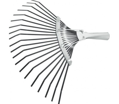 Грабли СИБРТЕХ Грабли веерные стальные, 385х1500 мм, 20 плоских зубьев, деревянный черенок 61779