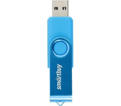 USB-флэш SMARTBUY (SB064GB2TWB) UFD 2.0 064GB Twist Blue синий