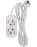Удлинитель PROCONNECT (13-4203) 2 ГНЕЗДА, 3М, 3Х0,75 ММ2, С/З, БЕЛЫЙ