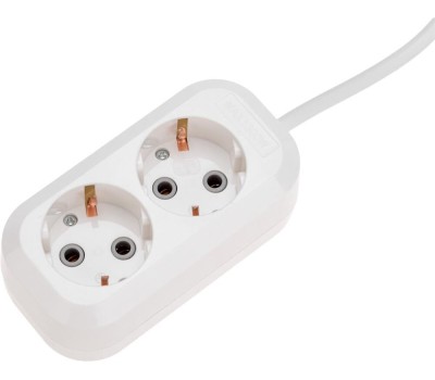 Удлинитель PROCONNECT (13-4203) 2 ГНЕЗДА, 3М, 3Х0,75 ММ2, С/З, БЕЛЫЙ