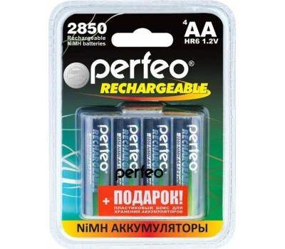 Аккумуляторы PERFEO (PF_C3319) AA2850MAH/4BL+ BOX Аккумулятор Пластик