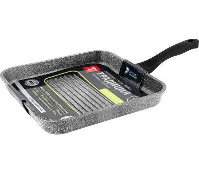 Сковорода ТРАДИЦИЯ ТАГК7281 а/пр литая 28х28см Антрацит