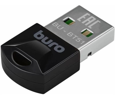 BURO USB BU-BT51 BT5.1+EDR class 1.5 20м черный
