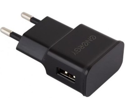 ENERGY Сетевое зарядное устройство ET-09, 1,0А, цвет - чёрный (006384)