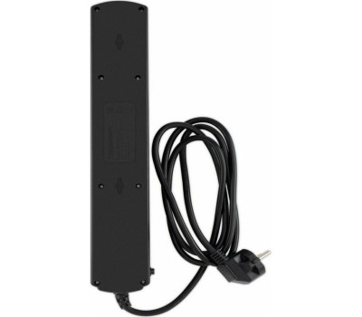 Сетевой фильтр IPPON Сетевой фильтр BK-6-EU-1.8-10-B, 1.8м, черный