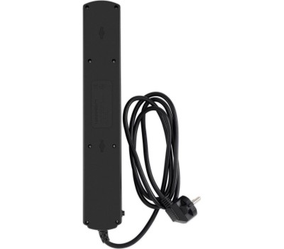 Сетевой фильтр IPPON Сетевой фильтр BK-6-EU-1.8-10-B, 1.8м, черный