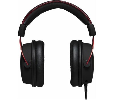 HYPERX Гарнитура игровая Cloud Alpha, для компьютера и игровых консолей, мониторные, проводные, красный / черный [4p5l1ab#uuf]