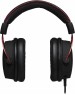 HYPERX Гарнитура игровая Cloud Alpha, для компьютера и игровых консолей, мониторные, проводные, красный / черный [4p5l1ab#uuf]