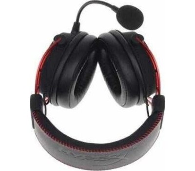 HYPERX Гарнитура игровая Cloud Alpha, для компьютера и игровых консолей, мониторные, проводные, красный / черный [4p5l1ab#uuf]