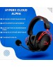 HYPERX Гарнитура игровая Cloud Alpha, для компьютера и игровых консолей, мониторные, проводные, красный / черный [4p5l1ab#uuf]