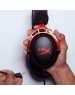 HYPERX Гарнитура игровая Cloud Alpha, для компьютера и игровых консолей, мониторные, проводные, красный / черный [4p5l1ab#uuf]