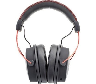 HYPERX Гарнитура игровая Cloud Alpha, для компьютера и игровых консолей, мониторные, проводные, красный / черный [4p5l1ab#uuf]