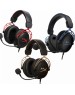 HYPERX Гарнитура игровая Cloud Alpha, для компьютера и игровых консолей, мониторные, проводные, красный / черный [4p5l1ab#uuf]