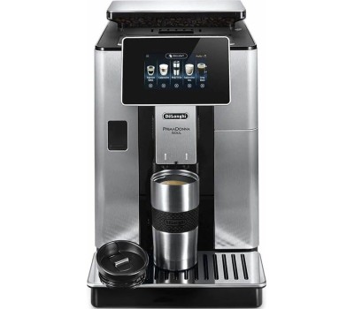 DELONGHI Кофемашина автоматическая Primadonna Soul ECAM610.74.MB, 19Бар, с автоматическим капучинатором, черный/серебристый
