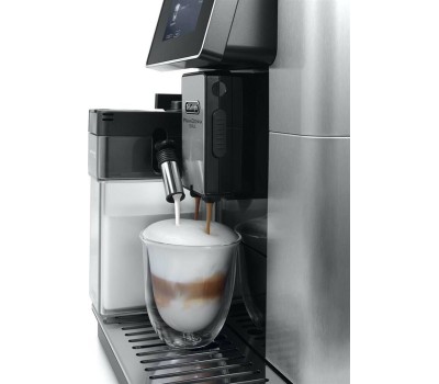 DELONGHI Кофемашина автоматическая Primadonna Soul ECAM610.74.MB, 19Бар, с автоматическим капучинатором, черный/серебристый