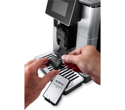 DELONGHI Кофемашина автоматическая Primadonna Soul ECAM610.74.MB, 19Бар, с автоматическим капучинатором, черный/серебристый