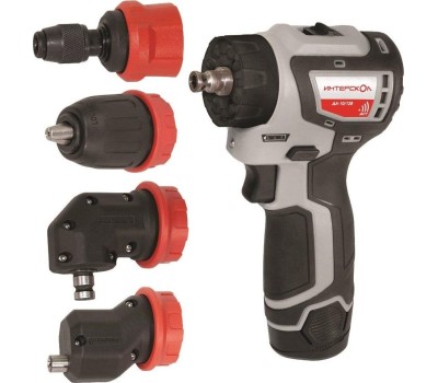 Дрель ИНТЕРСКОЛ Дрель-шуруповерт ДА-10/12В 36, 2Ач, с двумя аккумуляторами [687.2.2.78]