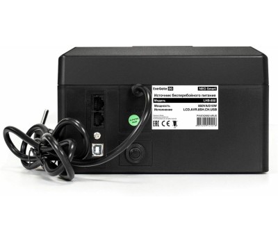 ИБП EXEGATE ИБП Neo Smart LHB-850.LCD.AVR.8SH.CH.RJ.USB, 850ВA [ex295014rus]