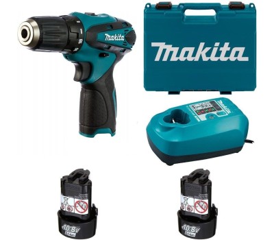 MAKITA Шуруповерт DF330DWE, 1.3Ач, с двумя аккумуляторами
