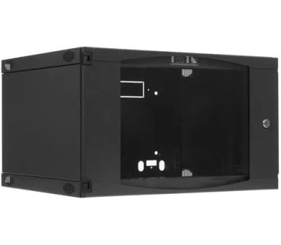 Электроника / Телекоммуникационные шкафы LANMASTER Шкаф коммутационный Next TWT-CBWNG-6U-6X4-BK настенный, стеклянная передняя дверь, 6U, 550x329x450 мм