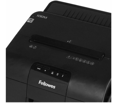 шредеры FELLOWES Уничтожитель бумаг AutoMax 100M, с автоподачей, P-4, 4х10 мм, 100 лист. одновременно, 23л [fs-46292]