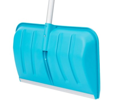 Лопата PALISAD Лопата-скрепер для уборки снега, полипропилен, 550х340х1450 мм, алюминиевый черенок, ПВХ, LUXE 61727